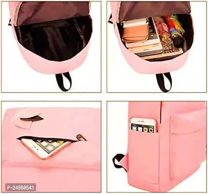 XOVEE Girl's PU 20 L Backpack Unleash Your Inner Style! | Pink | XVR_65-thumb4