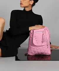 XOVEE Girl's PU 10 L Backpack Unleash Your Inner Style! | Pink | XVR_07-thumb2