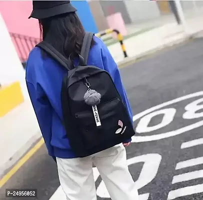 XOVEE Girl's PU 20 L Backpack Unleash Your Inner Style! | Black | XVR_62-thumb0