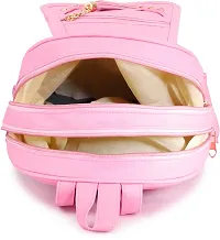 XOVEE Girl's PU 10 L Backpack Unleash Your Inner Style! | Pink | XVR_07-thumb3