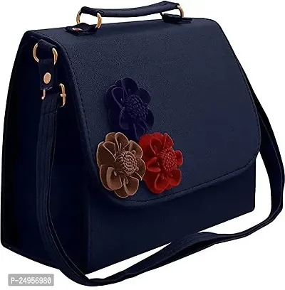 XOVEE Girl's PU Sling Bag Unleash Your Inner Style! | Blue | XD_28-thumb0