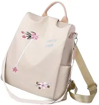 XOVEE Women's PU 12 L Backpack Unleash Your Inner Style! | Cream | XVR_68-thumb1