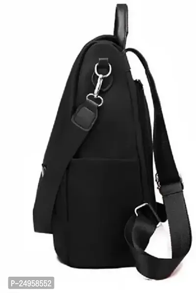 XOVEE Girl's PU 12 L Backpack Unleash Your Inner Style! | Black And Cream | XVR_60-thumb4