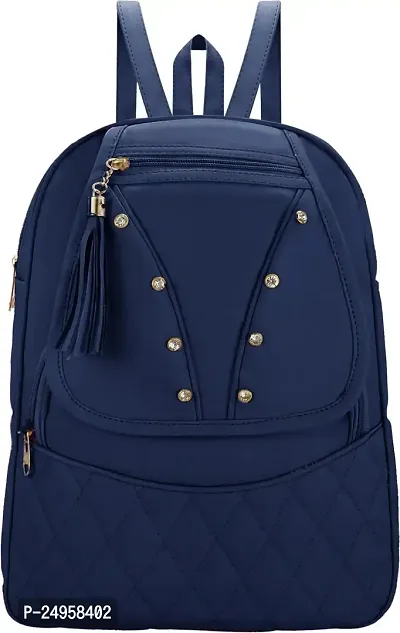 XOVEE Girl's PU 6 L Backpack Unleash Your Inner Style! | Blue | XVR_21-thumb0