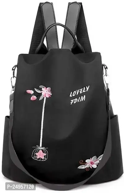 XOVEE Women's PU 15 L Backpack Unleash Your Inner Style! | Black | XVR_67-thumb0