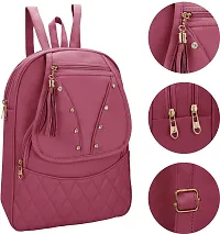 XOVEE Girl's PU 6 L Backpack Unleash Your Inner Style! | Maroon | XVR_97-thumb1