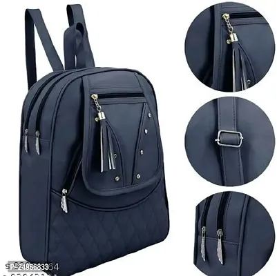 XOVEE Girl's PU 2 L Backpack Unleash Your Inner Style! | Blue | XVR_120