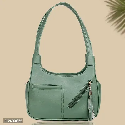 XOVEE Girl's PU Handbag Unleash Your Inner Style! | Green | XV-24-thumb0