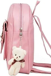 XOVEE Girl's PU 10 L Backpack Unleash Your Inner Style! | Pink | XVR_25-thumb3