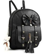 XOVEE Women's PU 15 L Backpack Unleash Your Inner Style! | Black | XVR_48-thumb2