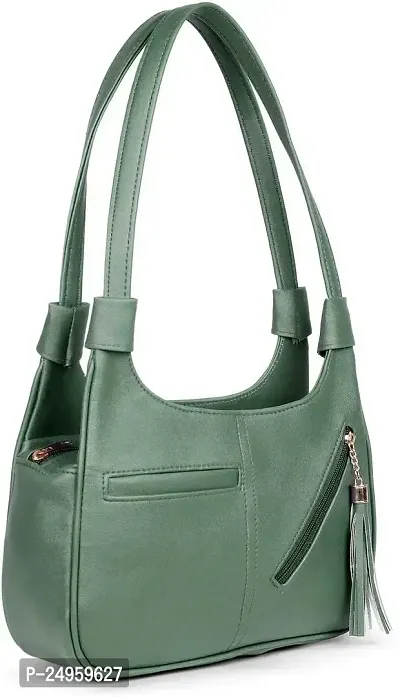 XOVEE Girl's PU Shoulder Bag Unleash Your Inner Style! | Green | XD_30-thumb2