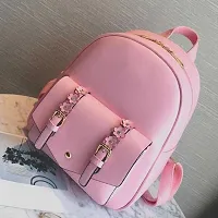 XOVEE Women's PU 8 L Backpack Unleash Your Inner Style! | Pink | XVR_04-thumb3