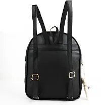 XOVEE Women's PU 15 L Backpack Unleash Your Inner Style! | Black | XVR_48-thumb1