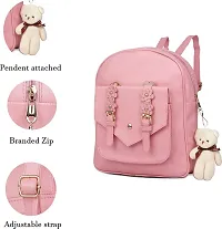 XOVEE Girl's PU 10 L Backpack Unleash Your Inner Style! | Pink | XVR_08-thumb3