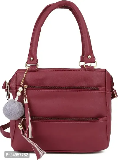 XOVEE Girl's PU Sling Bag Unleash Your Inner Style! | Maroon | XD_36-thumb0