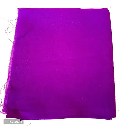 Summer Sale womens wear Embroidery St Purple Colour blouse  With Lineing(Asther) Cloth( 1Mtr)-thumb2