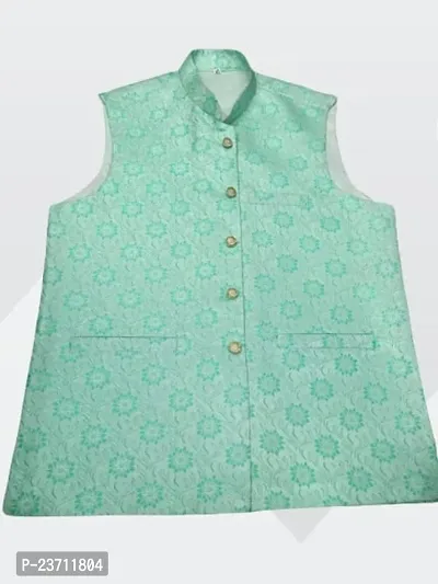 Stylish  Cotton Printed Ethnic Jackets For Men