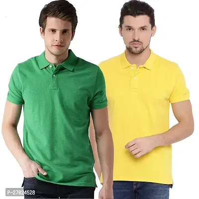 Reliable Multicoloured Cotton Solid  For Men Pack Of 2