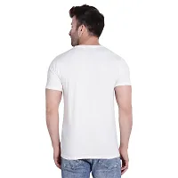 Stylish Grey Cotton Blend Solid T-Shirt For Men-thumb2