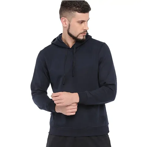 Solid Long Sleeves Hoodie Sweatshirt