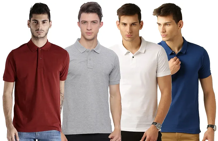 Hot Selling Cotton Blend Polos For Men 