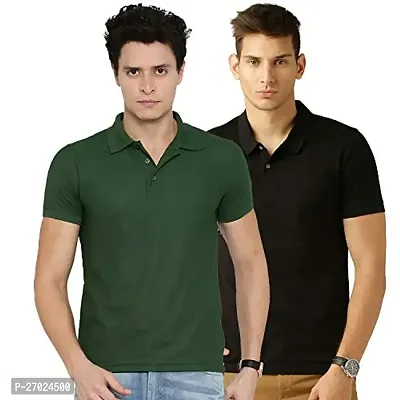 Reliable Multicoloured Cotton Solid  For Men Pack Of 2