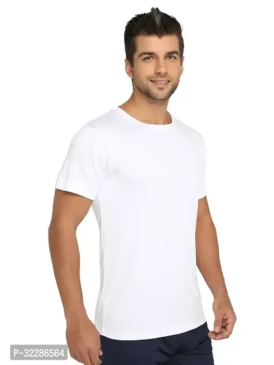 Stylish Multicoloured Polyester Solid T-Shirt For Men Pack Of 2-thumb2