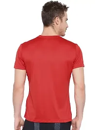 Elegant Polyester Solid Round Neck Tees For Men-thumb2