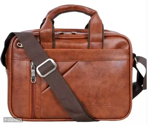 Stylish Premium Quality PU Leather Messenger Bag-thumb0