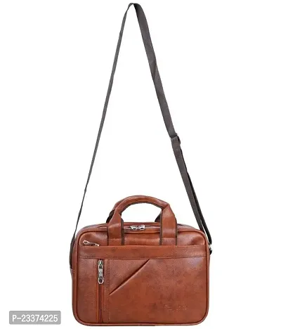 Stylish Premium Quality PU Leather Messenger Bag-thumb5