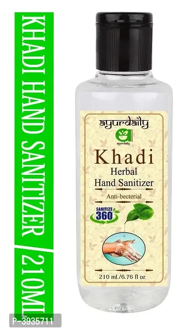 Herbal Antibacterial Hand sanitizer 210ml-thumb0