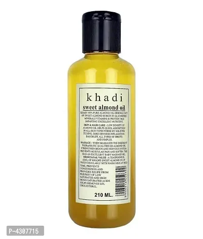 Khadi Oil Sweet Almond Oil 210Ml
