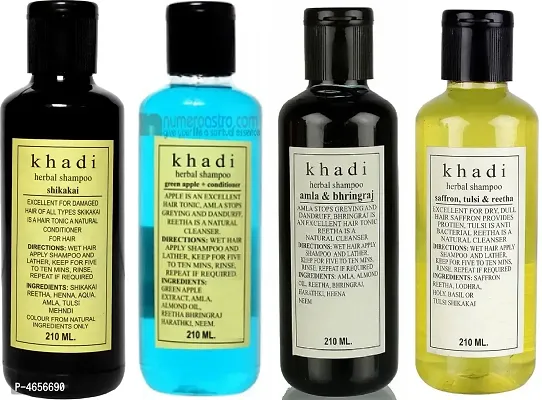 Khadi Herbal Shampoo Pack Men (840 Ml)