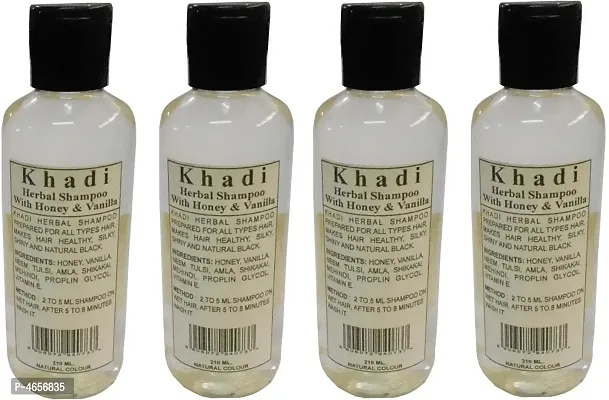 Khadi Herbal Honey  Vanilla Shampoo Men (840 Ml)-thumb0