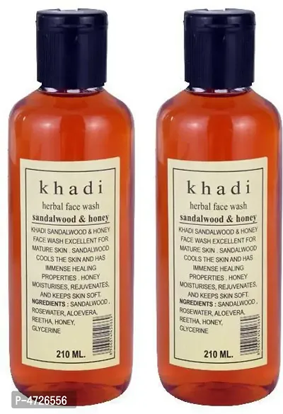 Khadi Herbal Sandal  Honey Herbal Face Wash (420 ml)