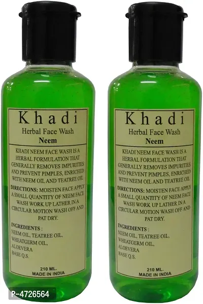 Khadi Herbal Neem Face wash Face Wash (420 ml)