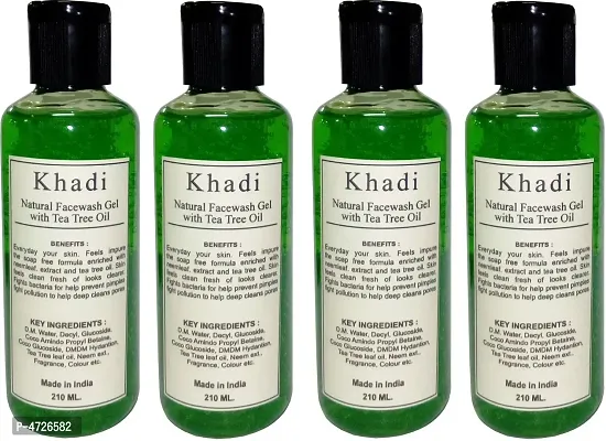 Khadi Herbal Trea Tree Face Wash (440 g)-thumb0