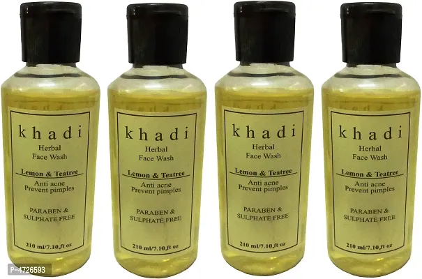 Khadi Herbal Lemon  Teatree ( Paraben  sulpahte Free ) Face Wash (840 g)