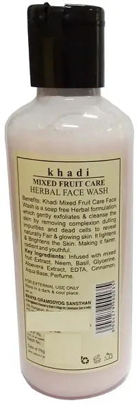 Khadi Herbal Mixed Fruit Care ( Paraben  Sulphate Free) Face Wash (420 g)-thumb1