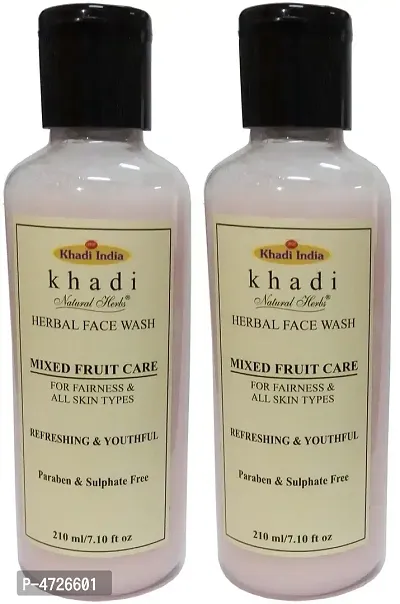 Khadi Herbal Mixed Fruit Care ( Paraben  Sulphate Free) Face Wash (420 g)-thumb0