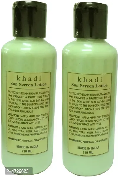 Khadi Herbal Sunscreen Lotion (420 ml)