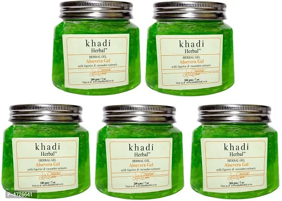 Khadi Herbal Aloevera Gel - Green (1000 g)