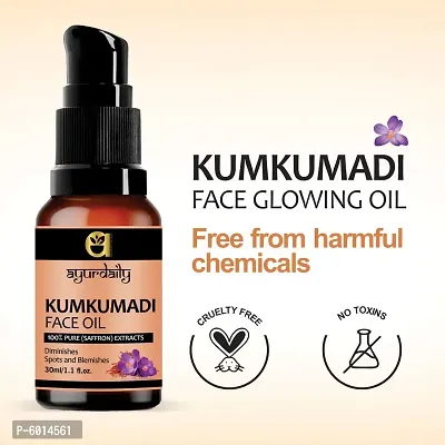 Ayurdaily Kumkumadi Face Glowing Oil 30Ml-thumb2