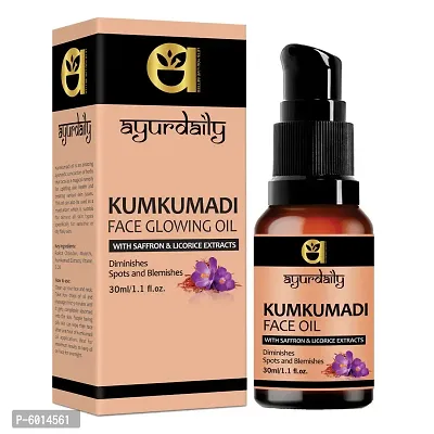 Ayurdaily Kumkumadi Face Glowing Oil 30Ml-thumb0