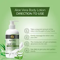 Ayurdaily Aloevera Moisturizing Body Lotion For Reduce Irritation and Soothes Dry and Flaky Skin 400 Ml-thumb3