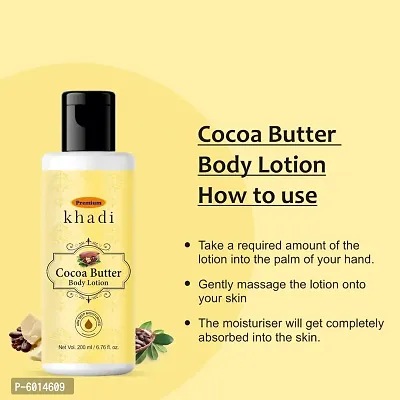 Premium Khadi Cocoa Butter Lotion 200 Ml-thumb3