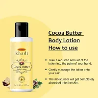 Premium Khadi Cocoa Butter Lotion 200 Ml (Pack Of 2)-thumb2