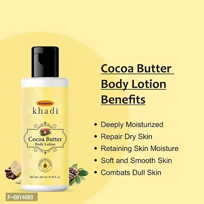 Premium Khadi Cocoa Butter Lotion 200 Ml-thumb2