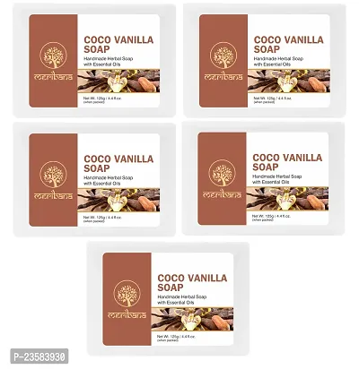 MeriBana Handmade Coco Vanilla Soap (5 x 125 g)-thumb0