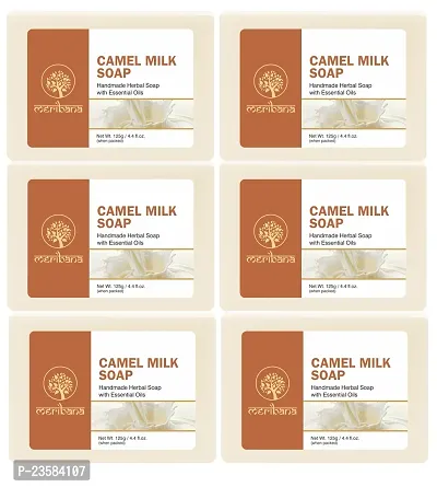 MeriBana Handmade Camel Milk Bath Soap (6 x 125 g)-thumb0